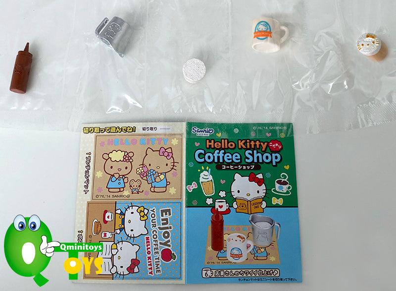 Rare 2014 Re-Ment Hello Kitty Coffee Shop Full Set of 12 pcs <Free Shipping>