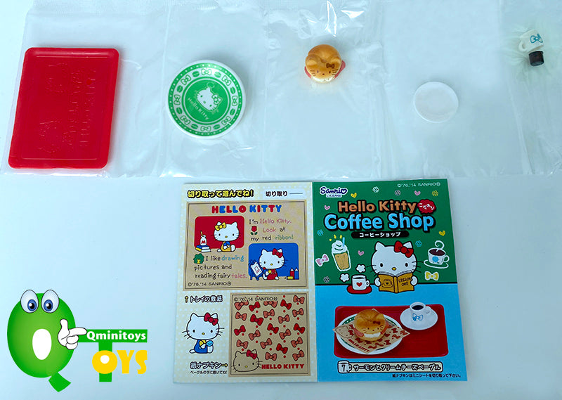 Rare 2014 Re-Ment Hello Kitty Coffee Shop Full Set of 12 pcs <Free Shipping>