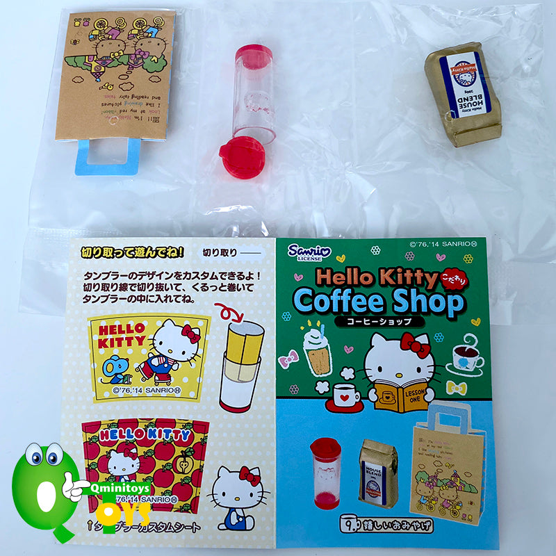 Rare 2014 Re-Ment Hello Kitty Coffee Shop Full Set of 12 pcs <Free Shipping>