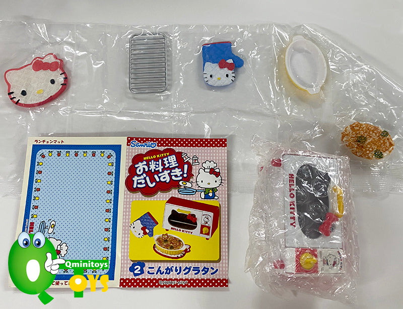 Rare 2009 Re-Ment Hello Kitty I Love Cooking (Sold Individually) <Free Shipping>