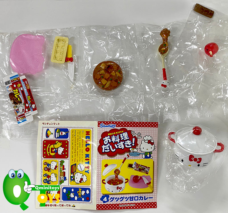 Rare 2009 Re-Ment Hello Kitty I Love Cooking (Sold Individually) <Free Shipping>