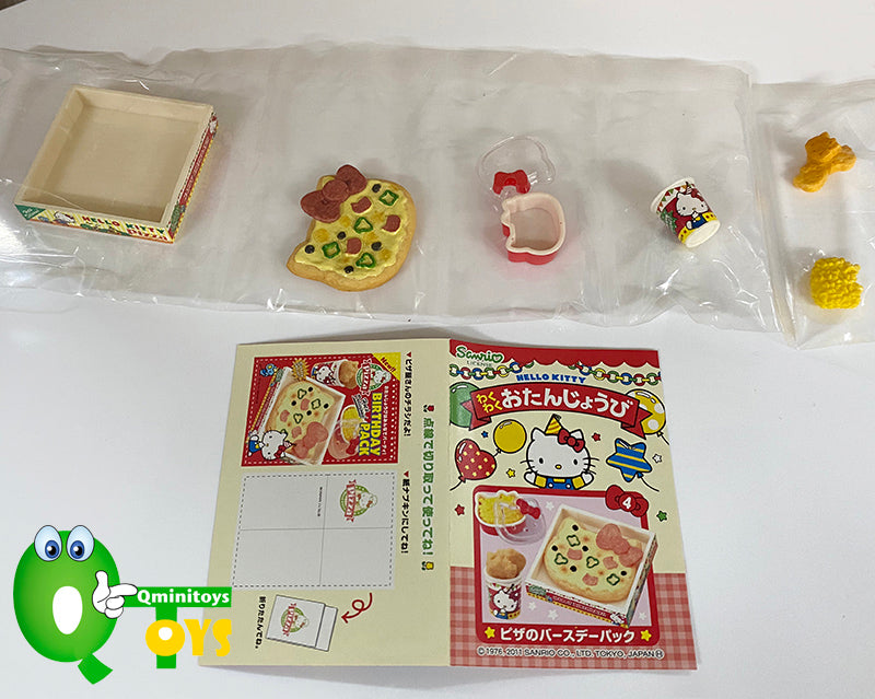 Rare 2011 Re-Ment Hello Kitty Exciting Birthday Full Set of pcs