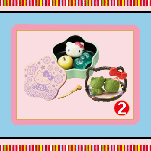 Rare 2011 Re-Ment Hello Kitty Japanese Confectionery Shop Full Set of 8 pcs <Free shipping (Except the United States)>