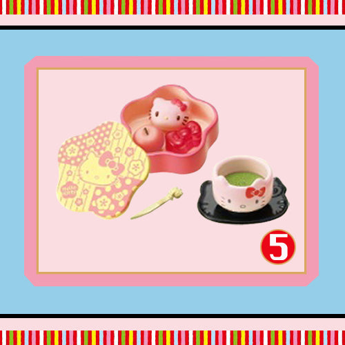 Rare 2011 Re-Ment Hello Kitty Japanese Confectionery Shop Full Set of 8 pcs <Free shipping (Except the United States)>