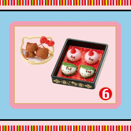 Rare 2011 Re-Ment Hello Kitty Japanese Confectionery Shop Full Set of 8 pcs <Free shipping (Except the United States)>