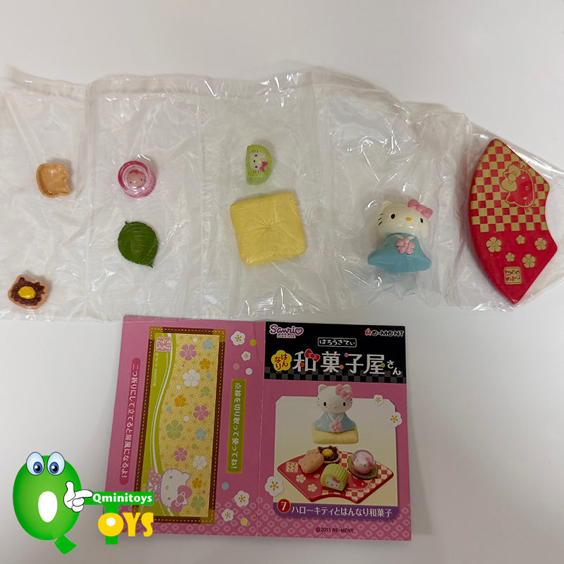 Rare 2011 Re-Ment Hello Kitty Japanese Confectionery Shop Full Set of 8 pcs <Free shipping (Except the United States)>