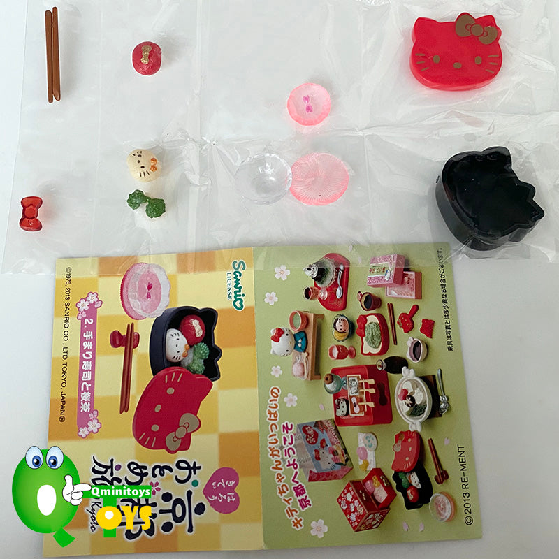 Rare 2013 Re-Ment Hello Kitty Kyoto Trip Full Set of 8 pcs <Free Shipping>