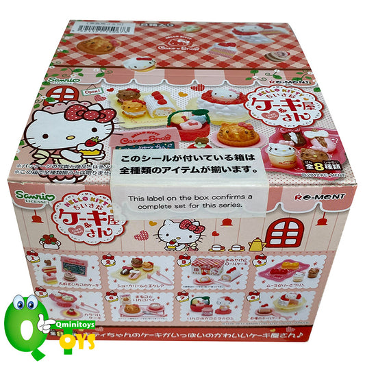 Rare 2012 Re-Ment Hello Kitty Small Cake Shop Full Set of 8 pcs <Free Shipping>