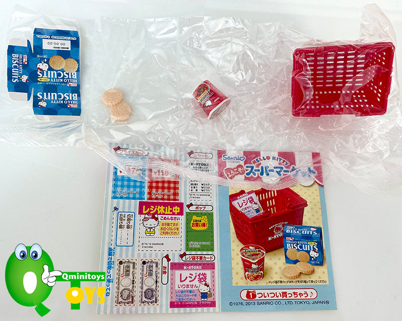 Rare 2012 Re-Ment Welcome! Hello Kitty Supermarket Full Set of 8 pcs