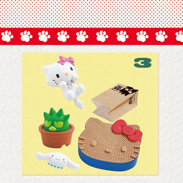 Rare 2016 Re-Ment Hello Kitty Cat Cafe Full Set of 8 pcs <Free Shipping>