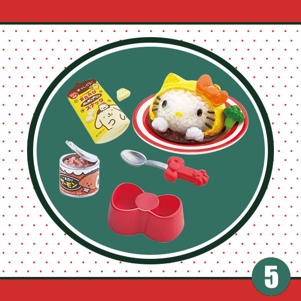 Rare 2016 Re-Ment Hello Kitty Cat Cafe Full Set of 8 pcs