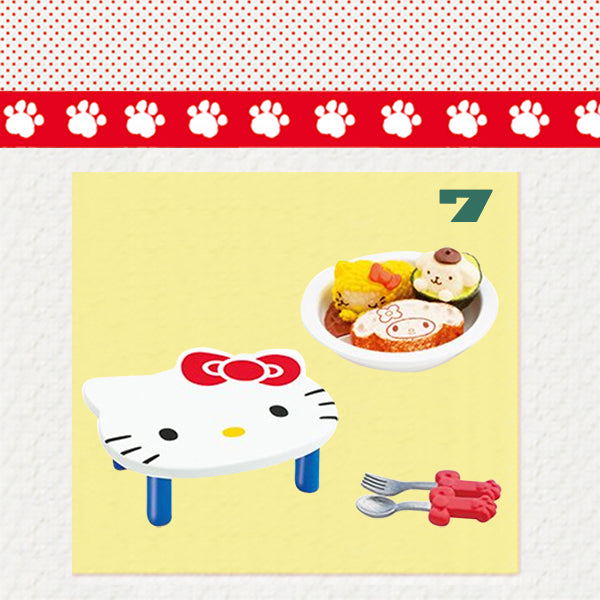 Rare 2016 Re-Ment Hello Kitty Cat Cafe Full Set of 8 pcs <Free Shipping>