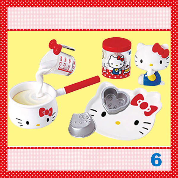 Rare 2009 Re-Ment Hello Kitty I Love Cooking (Sold Individually) <Free shipping (Except the United States)>