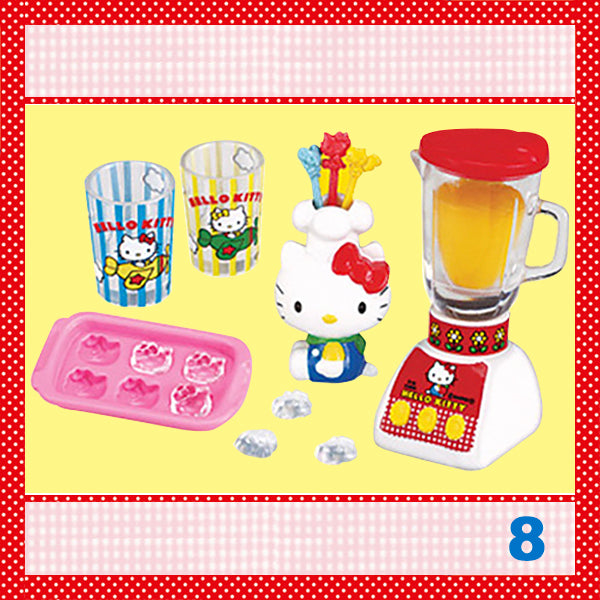 Rare 2009 Re-Ment Hello Kitty I Love Cooking Full Set of 8 pcs <Free shipping (Except the United States)>