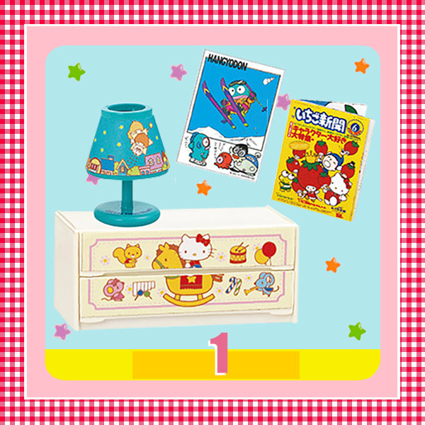 Rare 2017 Re-Ment Sanrio Hello Kitty Items Room Full Set of 8 pcs <Free shipping (Except the United States)>