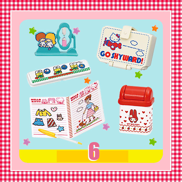 Rare 2017 Re-Ment Sanrio Hello Kitty Items Room Full Set of 8 pcs <Free shipping (Except the United States)>