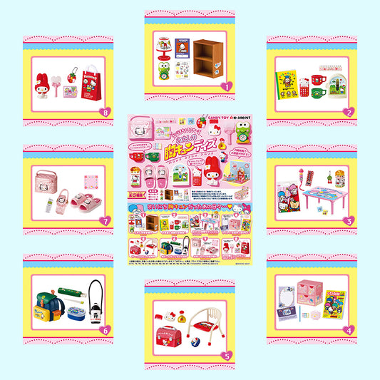 Rare 2019 Re-Ment Hello kitty Sanrio Mune Kyun Days (Sold Individually) <Free shipping (Except the United States)>