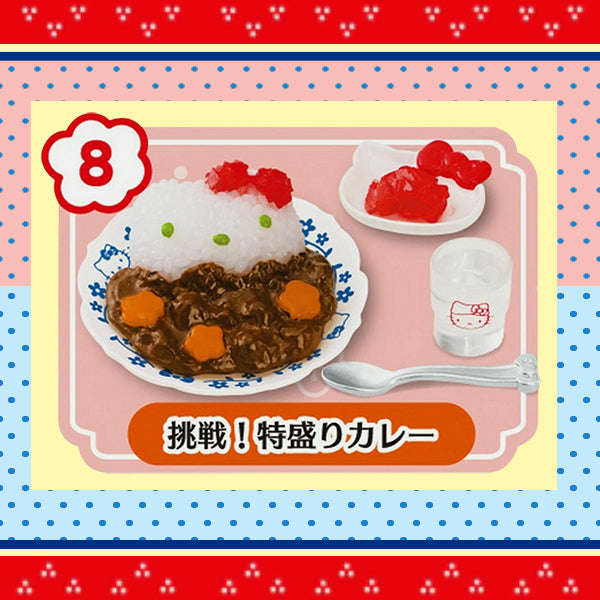 Rare 2012 Re-Ment Hello Kitty Retro Diner Full Set of 8 pcs <Free shipping (Except the United States)>