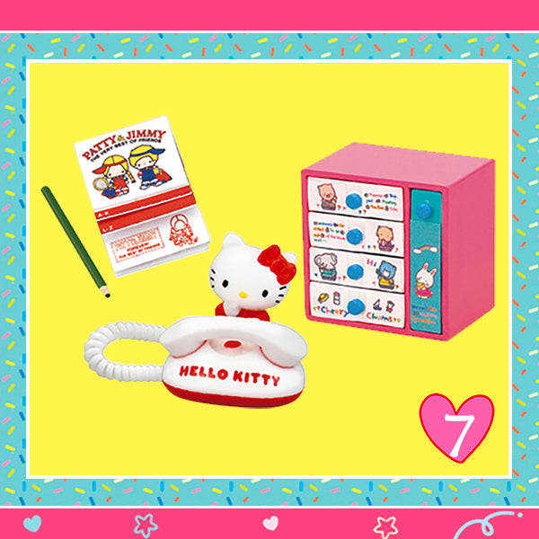 Rare 2018 Re-Ment In Love with Sanrio Memories Full Set of 8 pcs <Free shipping (Except the United States)>