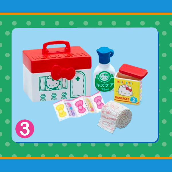 Rare 2013 Re-Ment Hello Kitty Everyone's Drug Store Full Set of 8 pcs <Free shipping (Except the United States)>