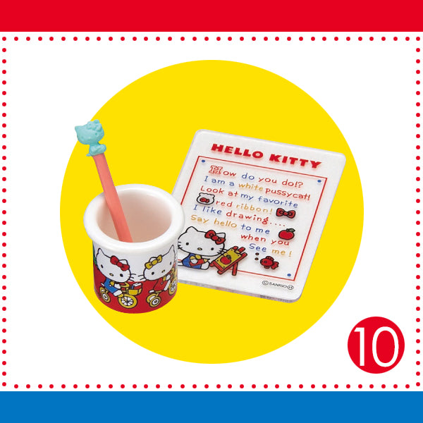 Rare 2009 Re-Ment Hello Kitty Stationery Full Set of 12 pcs+extra