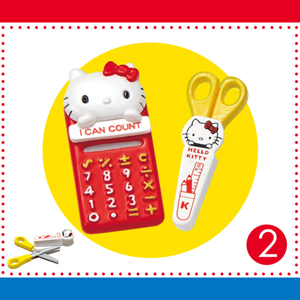 Rare 2009 Re-Ment Hello Kitty Stationery Full Set of 12 pcs+extra