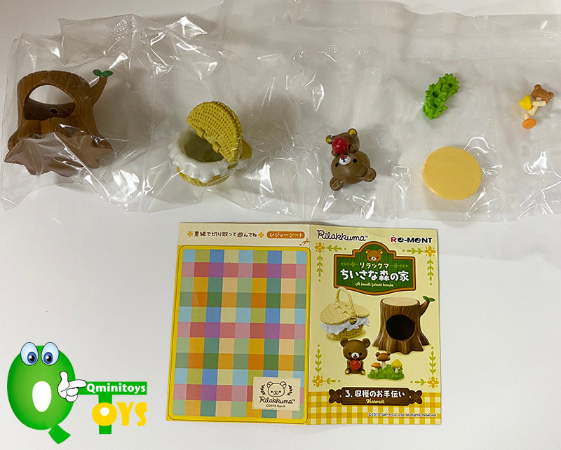 Rare 2019 Re-Ment Rilakkuma A Small Forest House Full Set of 6 pcs <Free Shipping>