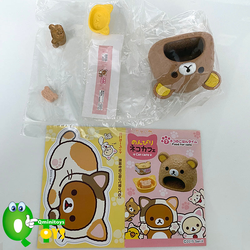 Rare 2015 Re-Ment Rilakkuma Cat Cafe Full Set of 8 pcs <Free Shipping>