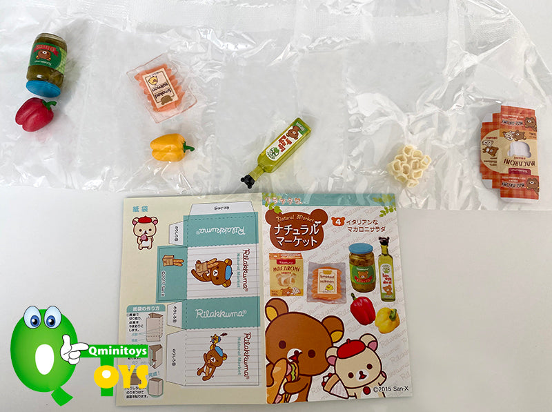 Rare 2015 Re-Ment Rilakkuma Natural Market Supermarket Full Set of 8 pcs <Free Shipping>