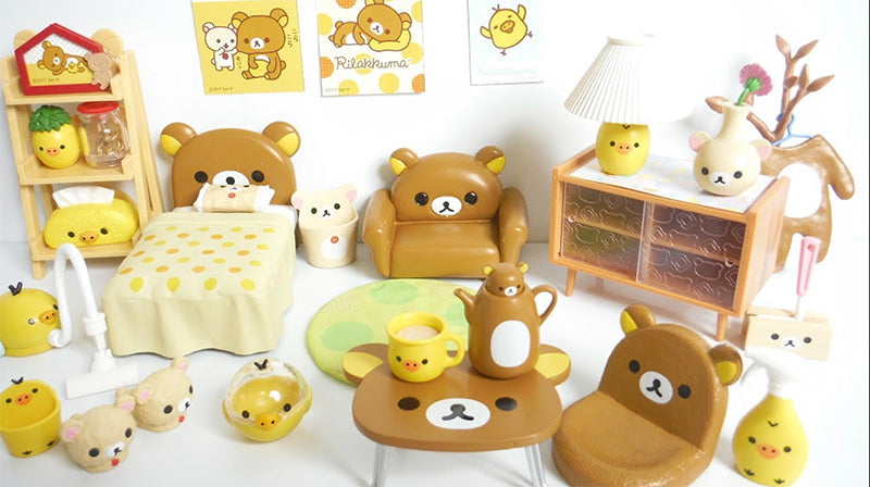 Rare 2017 Re-Ment Rilakkuma Relax in the Room (Sold Individually) <Free Shipping>