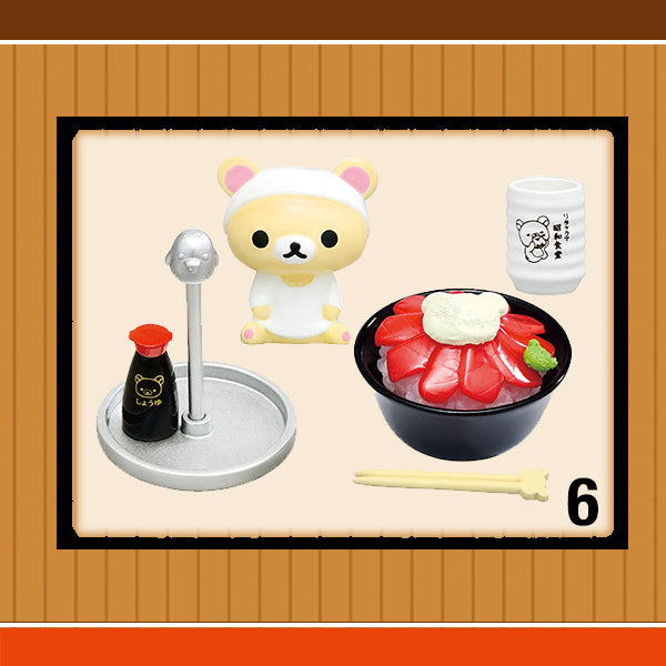 Rare 2016 Re-Ment Rilakkuma Showa Shokudo (Sold Individually)