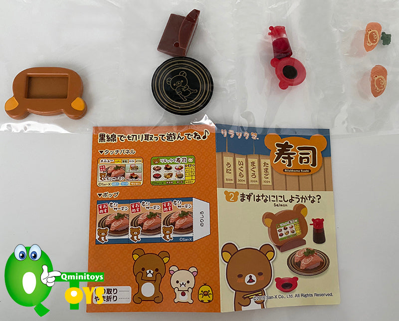 Rare 2016 Re-Ment Rilakkuma Sushi Full Set of 8 pcs <Free shipping (Except the United States)>