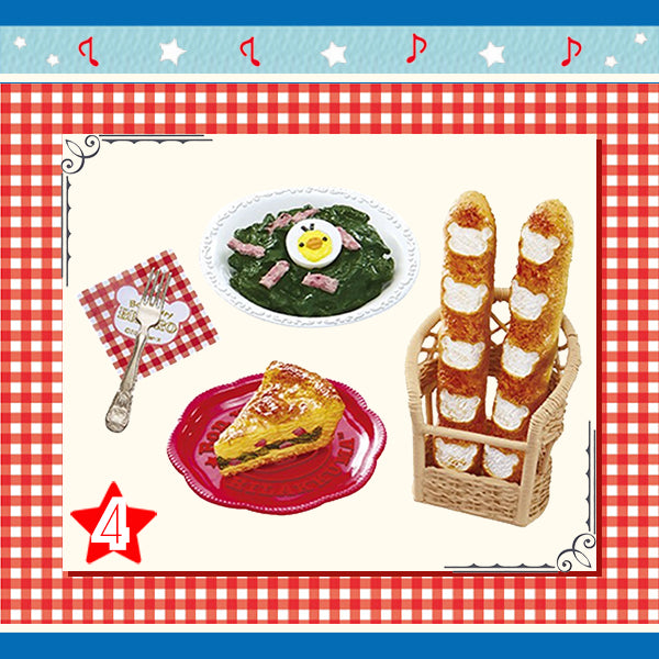 Rare 2017 Re-Ment Rilakkuma Bonjour! Bistro Full Set of 8 pcs <Free shipping (Except the United States)>