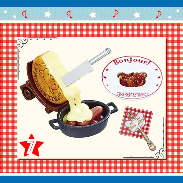 Rare 2017 Re-Ment Rilakkuma Bonjour! Bistro Full Set of 8 pcs <Free shipping (Except the United States)>