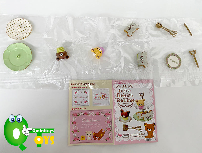 Rare 2017 Re-Ment Rilakkuma British Tea Time (Sold individually)