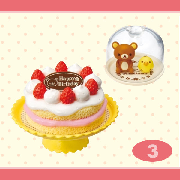 Rare 2011 Re-Ment Rilakkuma Fluffy Cake Shop Full Set of 8 pcs <Free shipping (Except the United States)>