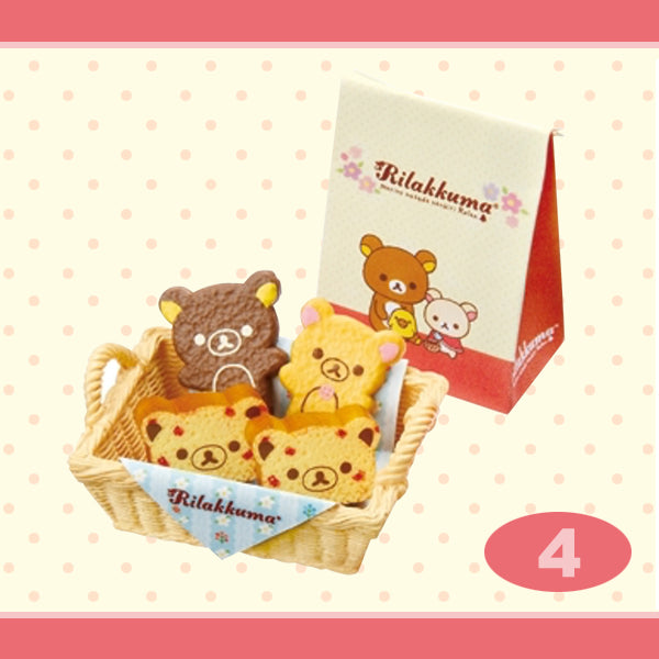 Rare 2011 Re-Ment Rilakkuma Fluffy Cake Shop Full Set of 8 pcs <Free shipping (Except the United States)>