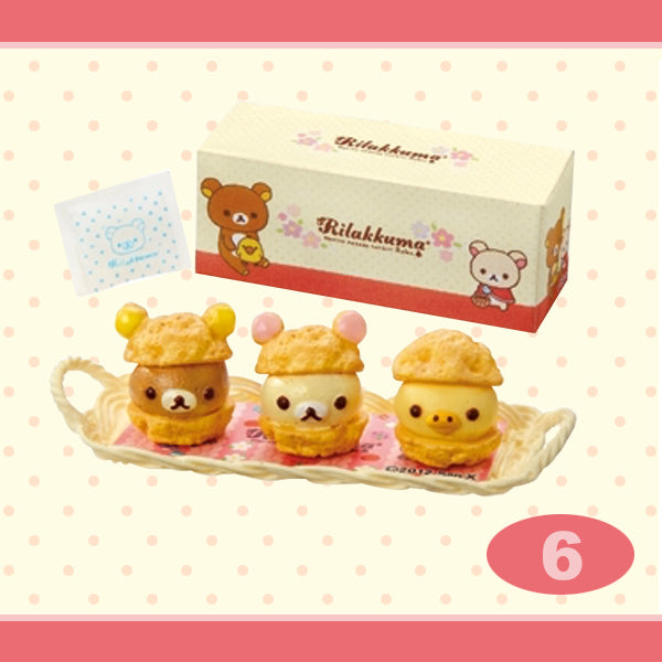 Rare 2011 Re-Ment Rilakkuma Fluffy Cake Shop Full Set of 8 pcs <Free shipping (Except the United States)>