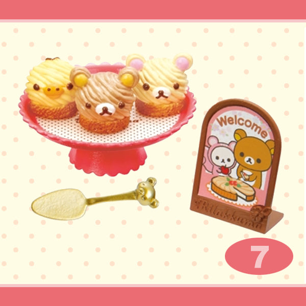 Rare 2011 Re-Ment Rilakkuma Fluffy Cake Shop Full Set of 8 pcs <Free shipping (Except the United States)>