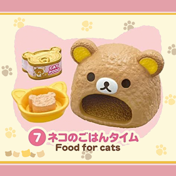 Rare 2015 Re-Ment Rilakkuma Cat Cafe (Sold Individually) <Free shipping (Except the United States)>