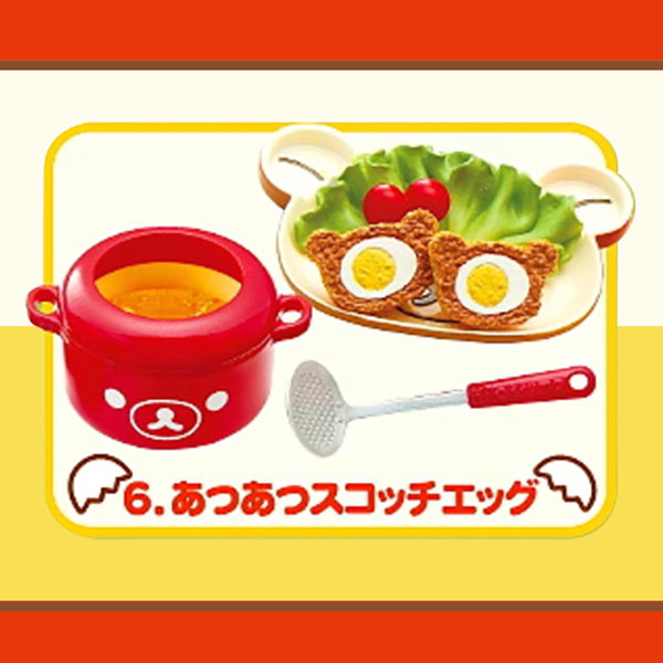 Rare 2012 Re-Ment Rilakkuma Egg Dishes Kitchen Full Set of 8 pcs <Free shipping (Except the United States)>