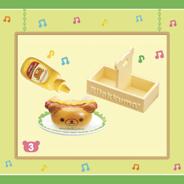 Rare 2014 Re-Ment Rilakkuma Hamburger Full Set of 8 pcs <Free shipping (Except the United States)>
