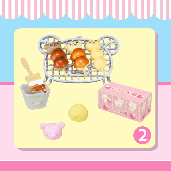 Rare 2014 Re-Ment Rilakkuma Happy Food Market Full Set of 8 pcs <Free shipping (Except the United States)>