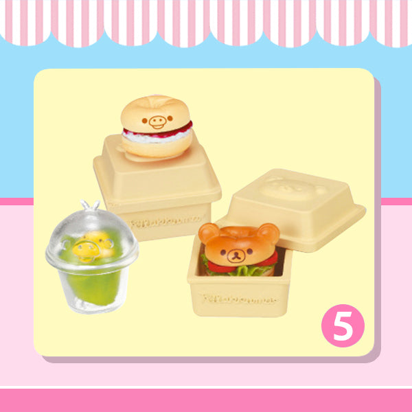 Rare 2014 Re-Ment Rilakkuma Happy Food Market Full Set of 8 pcs <Free shipping (Except the United States)>