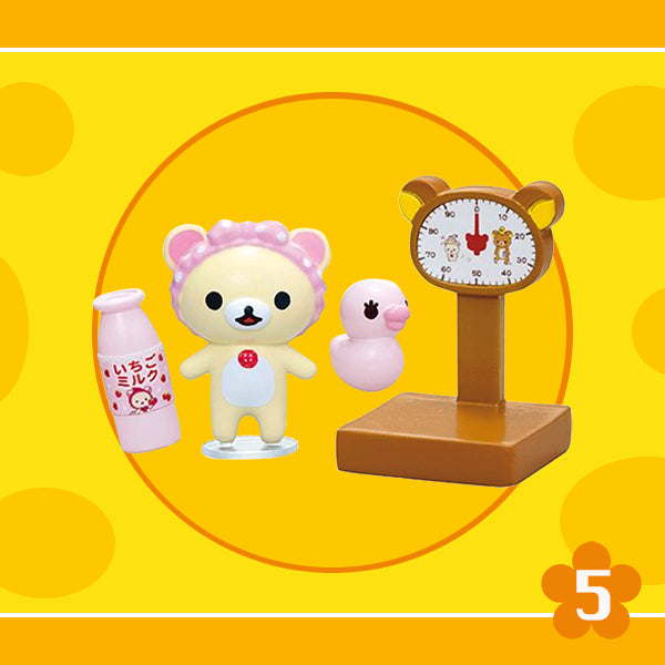 Rare 2017 Re-Ment Rilakkuma Onsen Full Set of 8 pcs