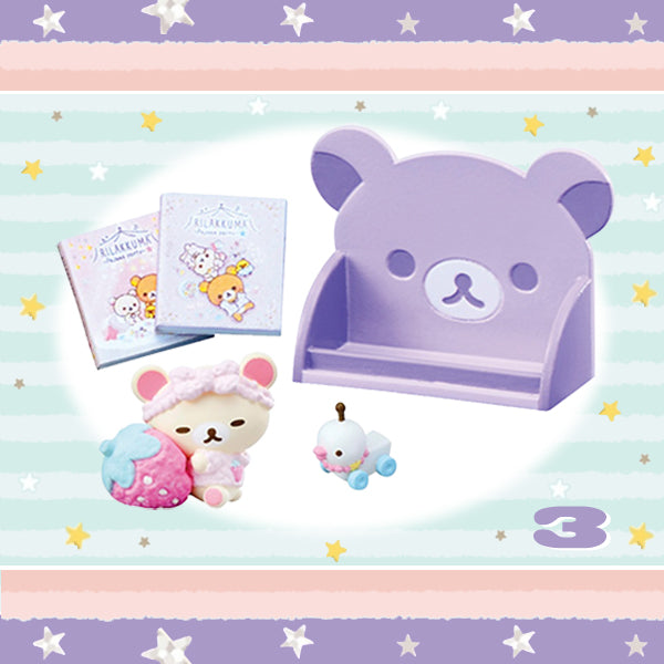 Rare 2020 Re-Ment Rilakkuma Pajama Party Full Set of 8 pcs <Free shipping (Except the United States)>