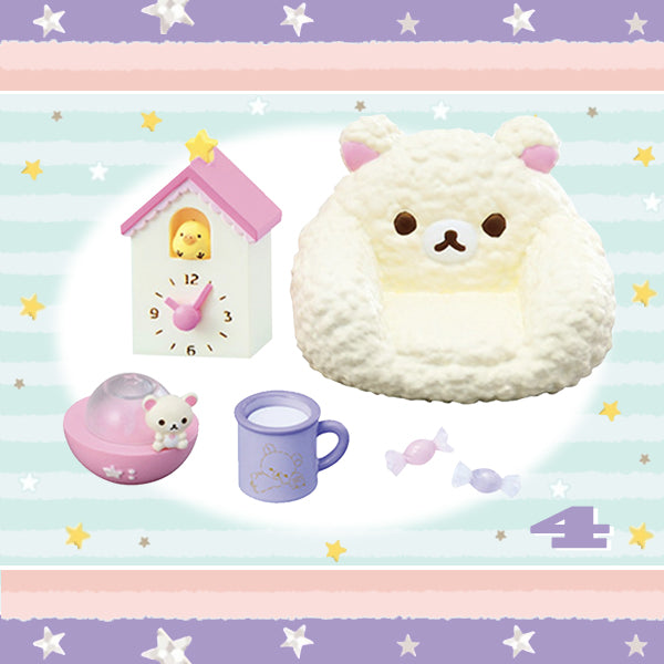 Rare 2020 Re-Ment Rilakkuma Pajama Party Full Set of 8 pcs <Free shipping (Except the United States)>