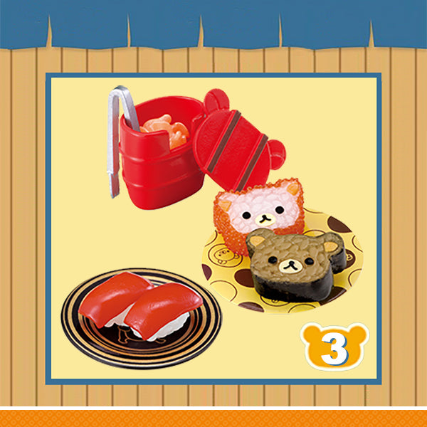 Rare 2016 Re-Ment Rilakkuma Sushi Full Set of 8 pcs <Free shipping (Except the United States)>