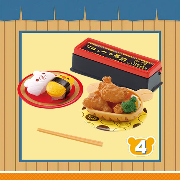 Rare 2016 Re-Ment Rilakkuma Sushi Full Set of 8 pcs <Free shipping (Except the United States)>