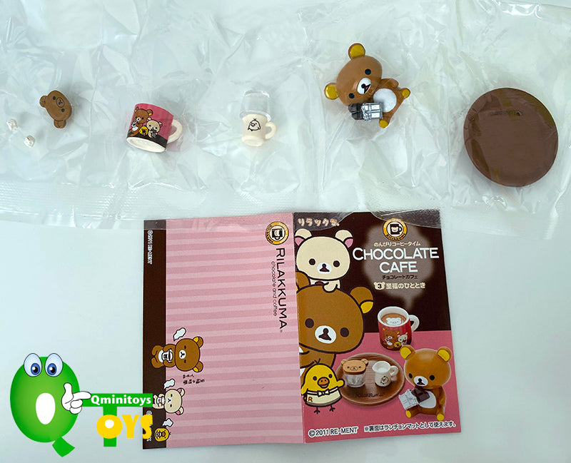 Rare 2011 Re-Ment Rilakkuma Chocolate Cafe (Sold Individually) <Free Shipping>